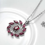 Women's Zircon Gemstone Necklace Gift Jewelry