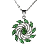 Women's Zircon Gemstone Necklace Gift Jewelry