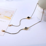 Four-leaf Clover Pendant Chain Beading Anti-loss Chain Glasses Rope