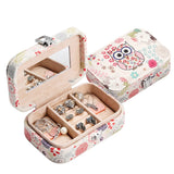 Women's Jewelry Organizer Travel Case Portable Storage