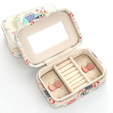 Women's Jewelry Organizer Travel Case Portable Storage