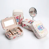 Women's Jewelry Organizer Travel Case Portable Storage