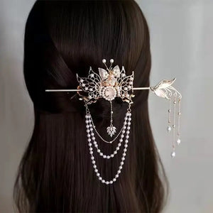 Butterfly Tassel Hairpin Ancient Hair Accessories