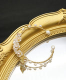 Handcrafted Metal Freshwater Pearl Bracelet Cuff