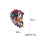 Crystal Flower Brooch High-end Rhinestone Dress Accessories