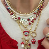 Bohemian Beaded Necklace Chokers, Summer Jewelry for Women