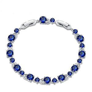 Cubic Zirconia Silver Bracelet for Women