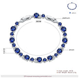 Cubic Zirconia Silver Bracelet for Women