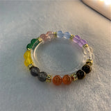 Tiger Eye Stone Bracelet 7.5inch Chain Girl Gift Y894