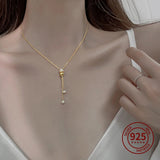 S925 Sterling Silver Necklace Zircon Diamond Wedding Jewelry