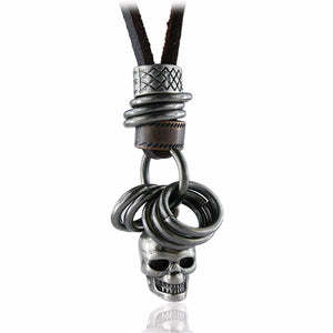Statement Leather Necklace Choker Halloween Accessory