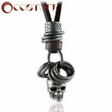 Statement Leather Necklace Choker Halloween Accessory