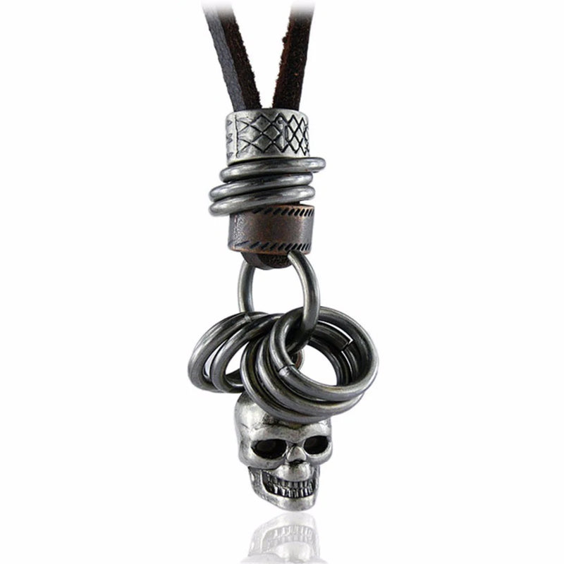 Statement Leather Necklace Choker Halloween Accessory