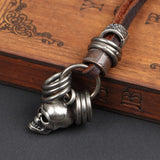 Statement Leather Necklace Choker Halloween Accessory
