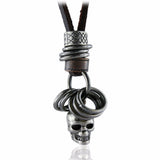 Statement Leather Necklace Choker Halloween Accessory