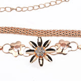 Women's Metal Chain Style Body Chain Dress Waist Belt