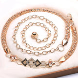 Women's Metal Chain Style Body Chain Dress Waist Belt