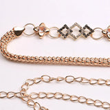 Women's Metal Chain Style Body Chain Dress Waist Belt