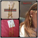 Tassel Drop Earrings For Women Kpop Bridal Party Jewelry EH334
