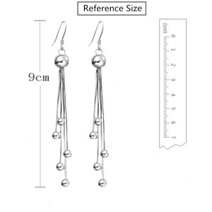 Tassel Drop Earrings For Women Kpop Bridal Party Jewelry EH334