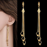 Tassel Drop Earrings For Women Kpop Bridal Party Jewelry EH334