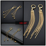 Tassel Drop Earrings For Women Kpop Bridal Party Jewelry EH334