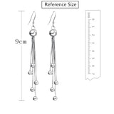 Tassel Drop Earrings For Women Kpop Bridal Party Jewelry EH334