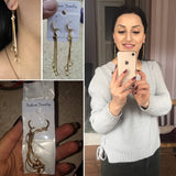 Tassel Drop Earrings For Women Kpop Bridal Party Jewelry EH334