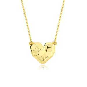 Heart Pendant Necklace S925 Sterling Silver Jewelry Set