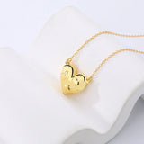 Heart Pendant Necklace S925 Sterling Silver Jewelry Set