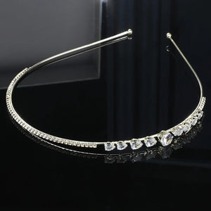 Crystal Zircon Alloy Headband Princess Bride Wedding Tiara
