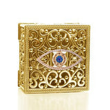 Women's Golden Jewelry Organizer Display Storage Box