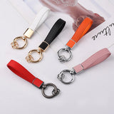 Metal Leather Keychain Holder Auto Keyring Accessories