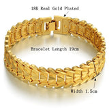 Heart Link Chain Bracelet Chunky Double Heart for Women Men