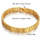 Heart Link Chain Bracelet Chunky Double Heart for Women Men