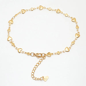 304 Stainless Steel Chain Anklet for Women Adjustable Light Jewelry