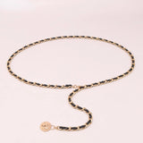Women's Metal Belt Decoration Waist Chain Long Belt Dress Accessories
