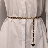 Women's Metal Belt Decoration Waist Chain Long Belt Dress Accessories