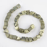 Natural Pyrite Freeform Beads for Women