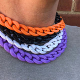 Colorful Acrylic Thick Necklace Women Men