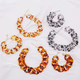 Colorful Acrylic Thick Necklace for Women Men Punk Choker