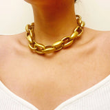 Colorful Acrylic Thick Necklace for Women Men Punk Choker