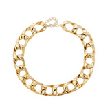 Colorful Acrylic Thick Necklace for Women Men Punk Choker