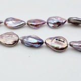Purple Freshwater Pearl Baroque Necklace Vintage Style