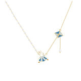 Kite-flying bunny Maiden Short Chain Collar Chain Jewelry