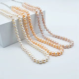 Freshwater Pearl Necklace 7-8mm White/Pink/Purple/Pearl Mother's Gift