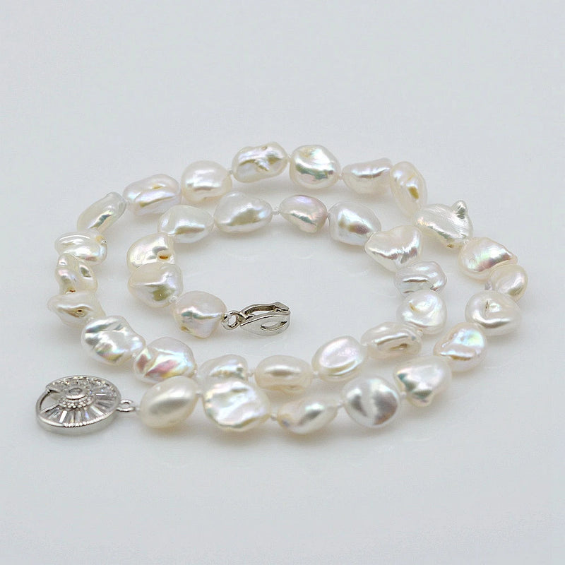 Sky Pearl Necklace Baroque Wedding Jewelry
