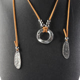 Women's Brown Leather Necklace Jewelry