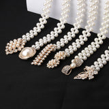 Women's Pearl Belt Dress Decoration Waist Chain Dress Decor