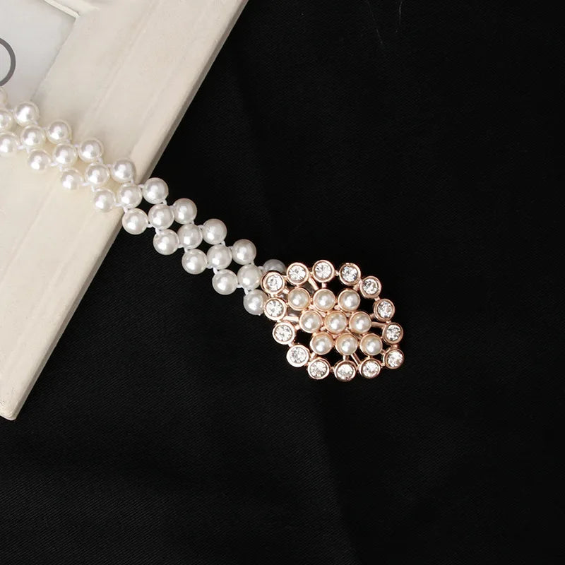 Women's Pearl Belt Dress Decoration Waist Chain Dress Decor